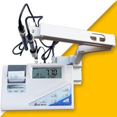 AZ 86555 Yazıcılı Masaüstü pH | İletkenlik | TDS | Tuzluluk | Sıcaklık Ölçer
