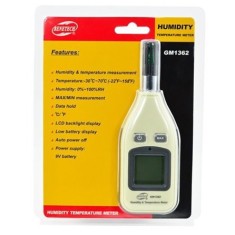 Benetech GM1362 Mini Taşınabilir Nem ve Sıcaklık Ölçer