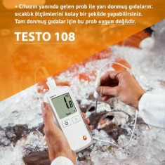 Testo 108 Kablolu Problu Sıcaklık Ölçer