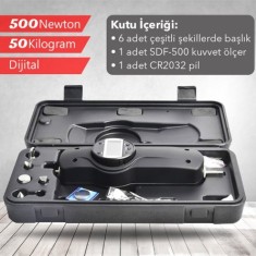 Loyka SDF-500 Dijital Dinamometre 500 Newton | 0,01N | Çift Bağlantılı