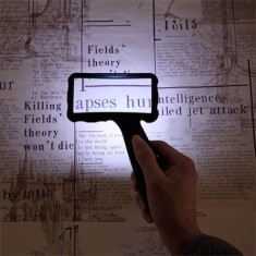 Işıklı, Köşeli Mercekli Okuma Büyüteci | Yüksek Büyütme Gücüyle, Göz Yormayan Net Görüntü!