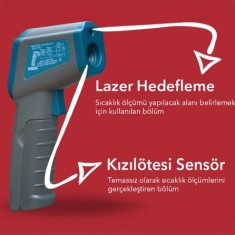 TFA 31.1136.20 Kızılötesi Lazerli Sıcaklık Ölçer 500°C
