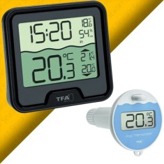 Tfa 30.3066.01 'Marbella' Havuz Sıcaklık Ölçer | Ortam Isı Nem Ölçer