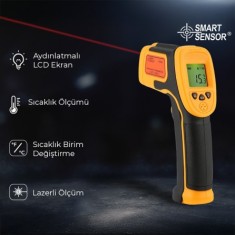 Smart Sensor AS530 Lazerli Sıcaklık Ölçer 550°C