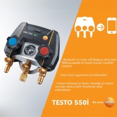 Testo 550İ Akıllı Manifold Seti