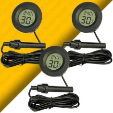 Kablolu, Problu Sıcaklık Ve Nem Ölçer | 3 Adet 