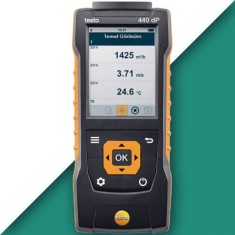 Testo 440 dP Fark Basınç Ölçerli Prob Okuyucu Cihaz