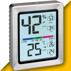 Tfa 30.5047.54 'Exacto' Kalibrasyon Menülü Ortam Sıcaklık ve Nem Ölçer