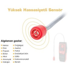 AT8800L Yanıcı Gaz Kaçak Dedektörü | Seviye Alarmlı