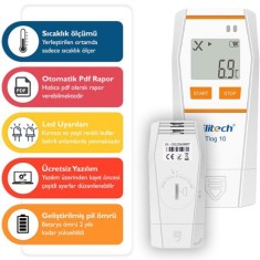 Tlog 10 Sıcaklık Kayıt Cihazı | Hassas