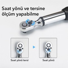 Loyka AWJ3-85 Cırcır Başlı Dijital Torkmetre 85Nm
