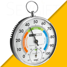 TFA 45.2027 ´RaumKlima´ İbreli Askılı Sıcaklık ve Nem Ölçer