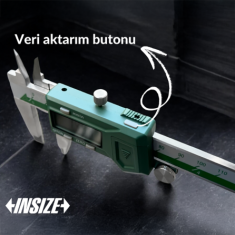 İnsize 1113-150 Bilgi Çıkışlı Dijital Kumpas | 0-150 mm