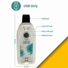 Tek Kullanımlık Otomatik PDF Sıcaklık Kayıt Cihazı | TRC-60 