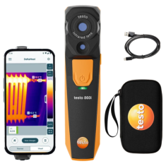 Testo 860İ Akıllı Termal Kamera Sıcaklık ve Su Kaçağı Tespit Cihazı | Çantalı Set
