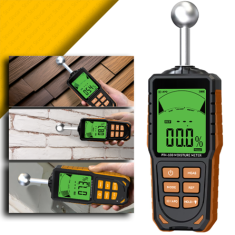 PİN-100 Topuz Problu Nem Ölçer | Kumaş, Kıyafet, Halı, Deri ve Kağıt Nem Ölçer