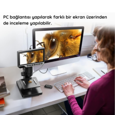 2000X Ekranlı Dijital Mikroskop – Kumandalı, Eğitici Dijital Mikroskop