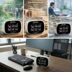 PCE-RCM 7 Profesyonel Çok Parametreli İç Ortam Analizörü | PM1, PM2.5, PM10, CO₂, HCHO, TVOC Ölçüm