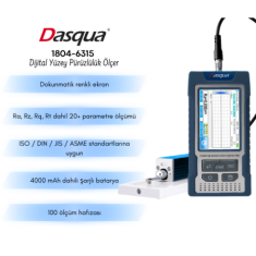 Dasqua 1804-6315 Dijital Yüzey Pürüzlülük Ölçer | Dokunmatik Ekran