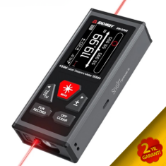 SW-DR60 Çift Yön Lazerli Lazermetre 60m+60m | Dikey ve Yatay Ölçüm