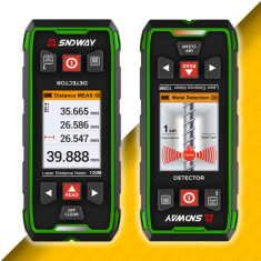 SW-6100GT Duvar Metal-Ahşap Dedektörü & Lazer Mesafe Ölçer 120M