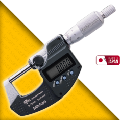 Mitutoyo 293-240-30 Dijital Mikrometre 0-25 mm | 0.001 Hassasiyet IP65 Dış Çap Mikrometresi