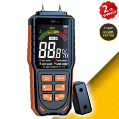 İğne Problu Nem Ölçer | Ahşap, Karton, Yapı Malzemeleri Nem Ölçer | MT-200S