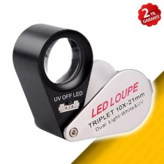 Triplet 10x Profesyonel Kuyumcu Lup Büyüteci̇