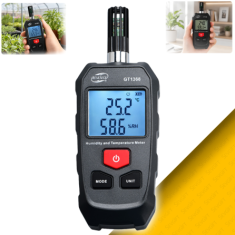 Dijital Ortam Sıcaklık ve Nem Ölçer | El Tipi Termometre Higrometre | GT1368