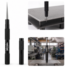 Konik Uçlu Delik Çap Ölçer 0.1-5 mm | Hassas İç Çap Ölçüm Mastarı | Verniyerli Mekanik Ölçer