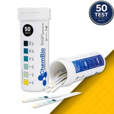 Peroksit Test Kağıdı | Hidrojen Peroksit H₂O₂ Test Şeridi | 0-100 ppm | 50 Test