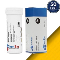 Oksidaz Test Şeridi | Mikrobiyolojik Oxidase Test Strip 50 Test