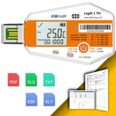 Elitech LogEt 1 TH Tek Kullanımlık Sıcaklık Nem Kayıt Cihazı Datalogger