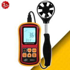 BGM-8901 Dijital Anemometre | Rüzgar Hızı ve Sıcaklık Ölçer | Teleskopik Problu