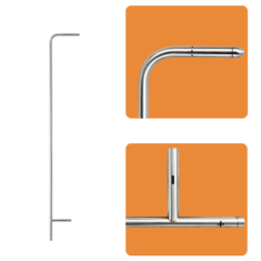 Testo 0635 2145 Pitot Tüp 350 mm | Ø 7 mm
