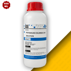 Potasyum Klorür 3M KCl Çözeltisi 500 ml | pH Metre Elektrot ve Prob Saklama Sıvısı