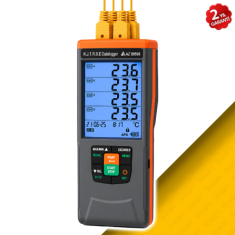 GLP 4 Kanallı Termokupl Sıcaklık Ölçer | K, J, T, R, S, E Tipi | 48.000 Kayıtlı Datalogger | AZ88595 