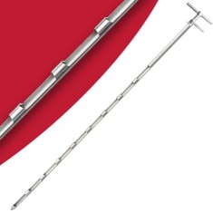 Numune Alma Sondası | Üstten Boşaltmalı Krom 2M 9 Göz | KUST 200 