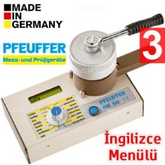 Pfeuffer HE 50-3 Tahıl Nem Ölçer (İngilizce Menü)