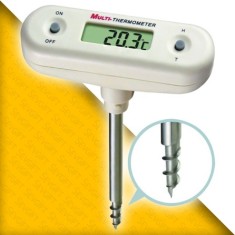 ST9215 Burgulu Batırmalı Dijital Termometre (Donmuş Ürünler İçin)
