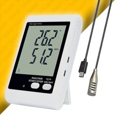 Sıcaklık ve Nem Kayıt Cihazı Datalogger | 20E