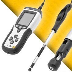 Cem DT-8880 Teleskobik Problu Kızgın Tel Hava Hızı Debisi ve Sıcaklık Ölçer