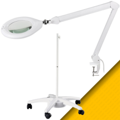 Geniş Mercekli Ayaklı Büyüteç | Ayarlanabilir Led Işığı