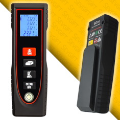 Klipsli Lazerli Mesafe Ölçer | 60 Metre Ölçüm Mesafesi | MTR60-S