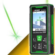 SW-150GQ Yeşil Lazerli 150 Metre Kameralı Lazermetre | Şarjlı ve IP68 Korumalı