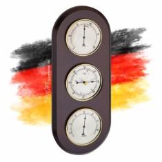 TFA 20.1064.03 Üçlü Ölçüm Cihazı | Nem Sıcaklık Barometre Hava Ölçer (Alman)