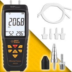 Dijital Fark Basınç Manometresi | 29.99 PSI | Smart Sensor | AS511B 