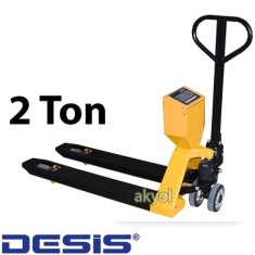 Desis TPVW Transpalet Baskül