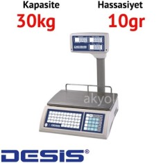 Desis Jsup Boyunlu Terazi - Hassasiyet: 10 gr. Max: 30 kg.
