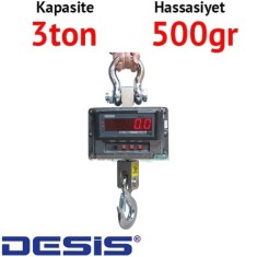 Desis TM Serisi Vinç Kantarı 3 Ton 